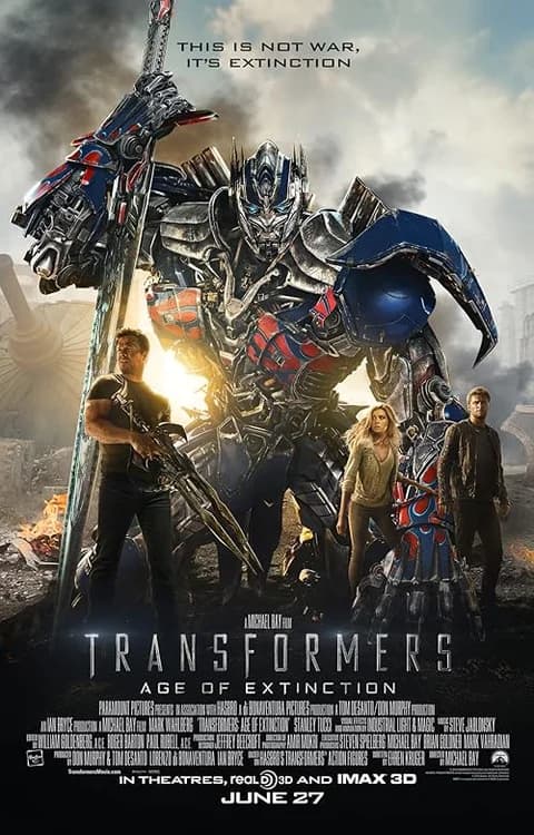 Transformers: Age of Extinction film posteri